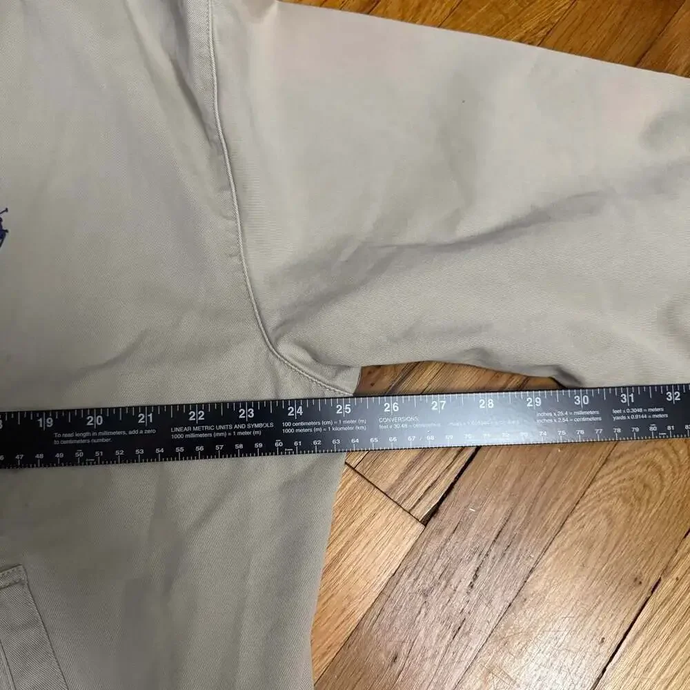 Polo Ralph Lauren Vintage Harrington Zip Jacket Khaki Size L